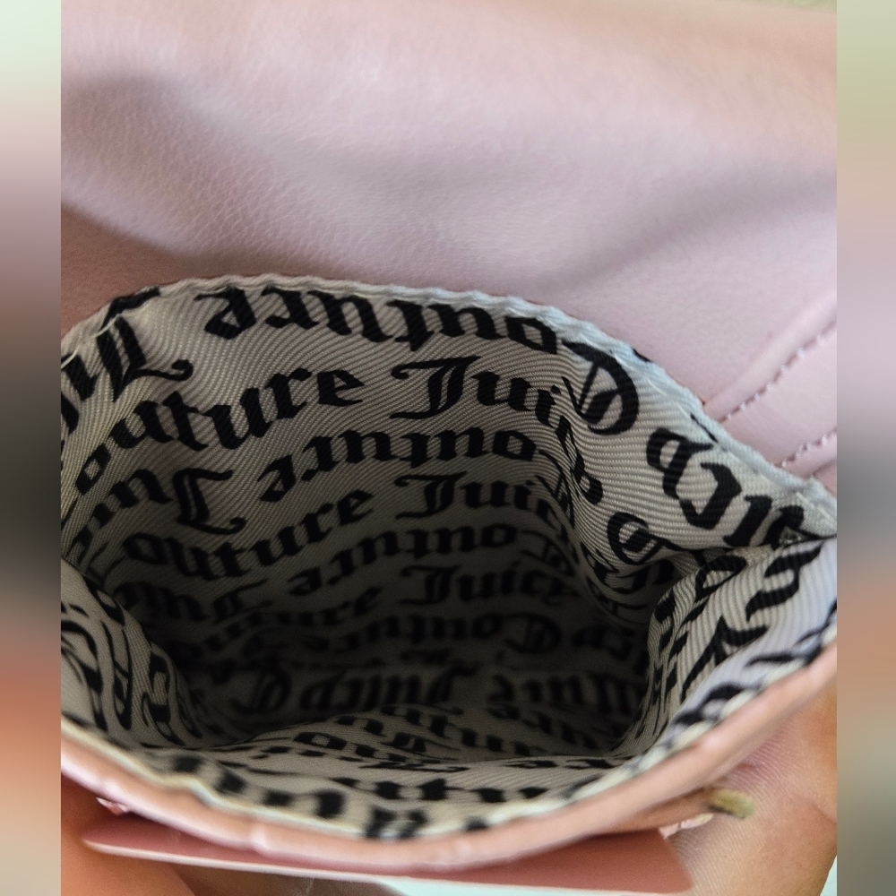 Juicy Couture Crossbody Bag Smart Phone Pink Blush Logo Daydream Flat Cellie - Picture 5 of 6